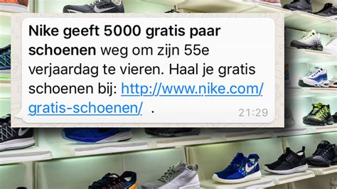 5000 paar gratis schoenen bij nike